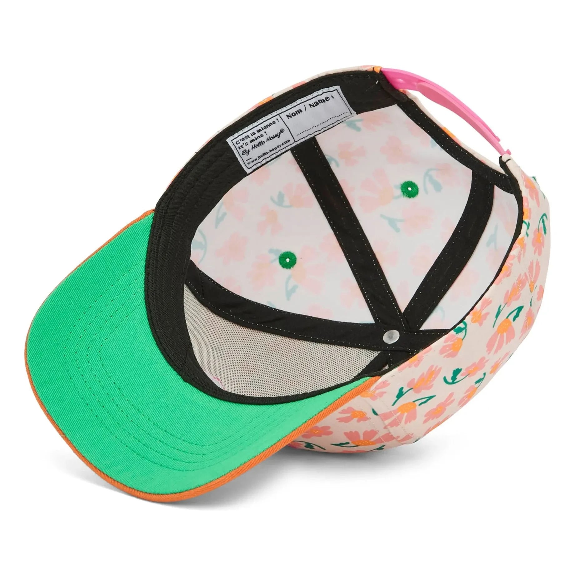 Hello Hossy - Gorra con visera curvada de fibra reciclada | Naranja