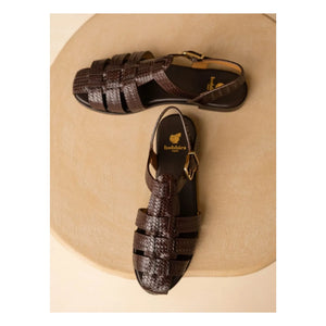 Bobbies - Sandalias de piel Romane | Café