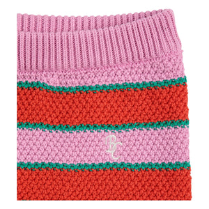 Bobo Choses - Shorts de rayas de algodón orgánico | Rosa