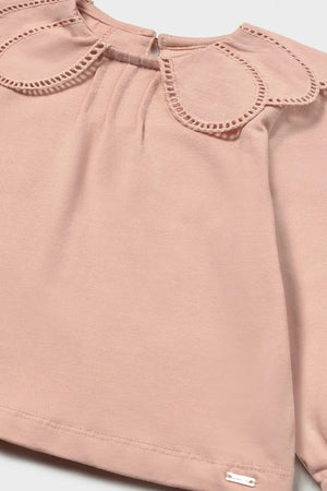 Blusa Mayoral de algodón y elastano para niña