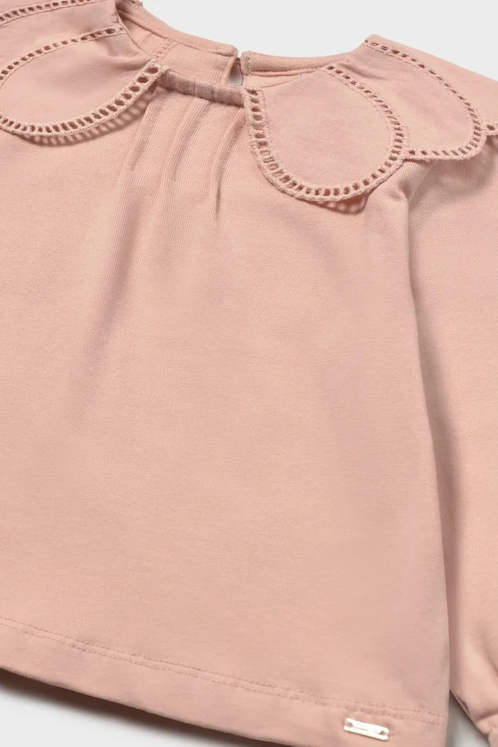 Blusa Mayoral de algodón y elastano para niña
