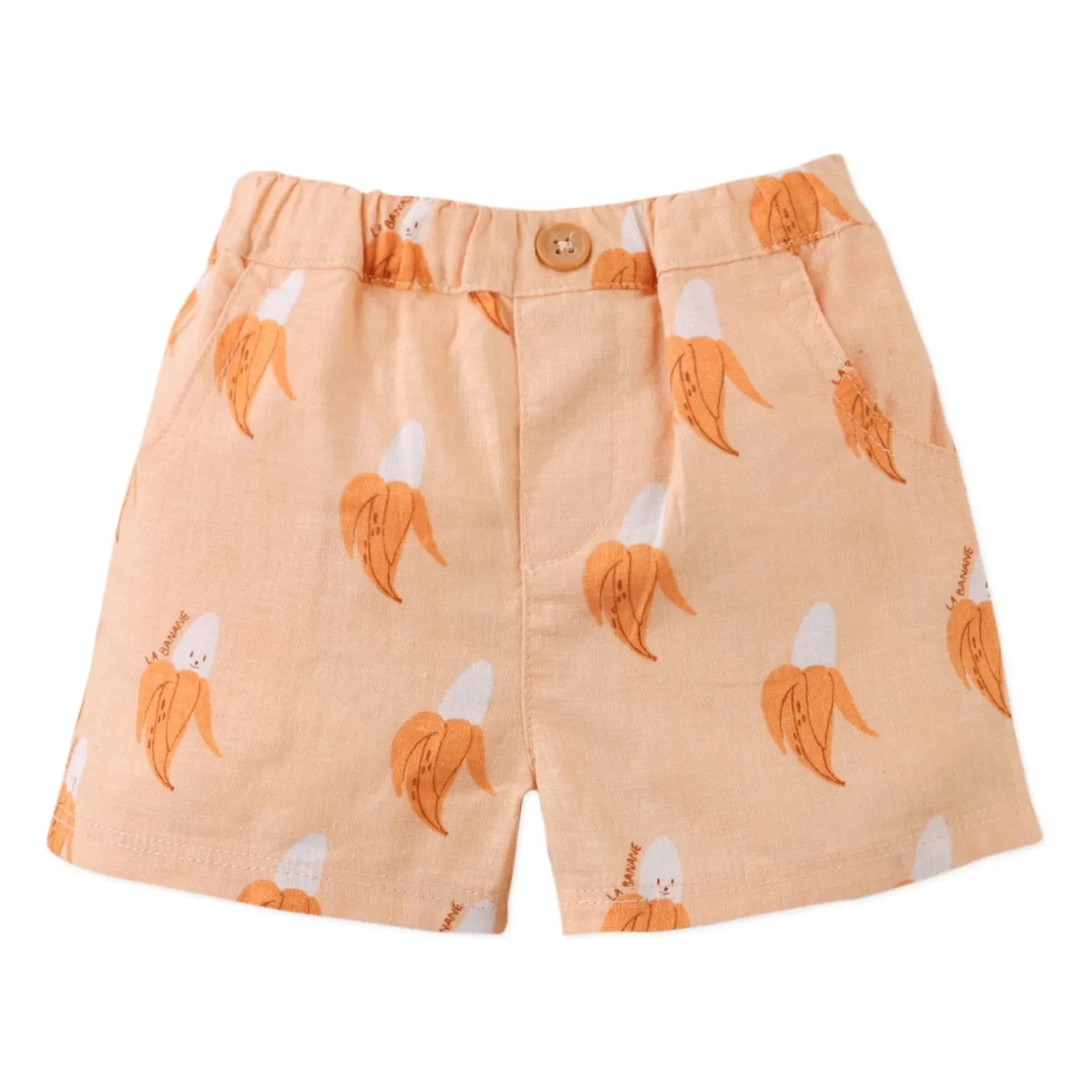 Gingersnaps - Shorts de lino Thomas Banana | Naranja