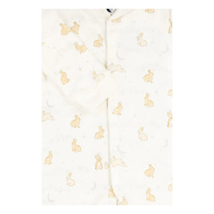 Sleepy Doe - Pijama con pies de conejo Algodón orgánico | Crudo