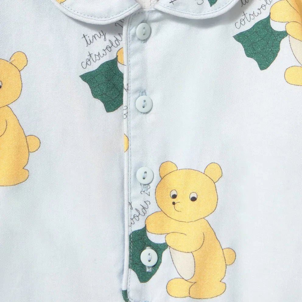 Tinycottons - Teddy Bear Tulum Pijama | Açık Mavi