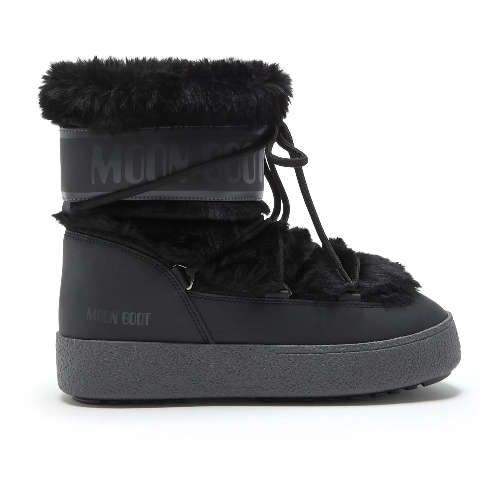 Moon Boot - Botas impermeables Ltrack con piel sintética | Negro