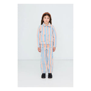 Tinycottons - Çizgili Jean | Açık Mavi