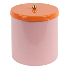 Present Time - Maceta doble retro funky rosa