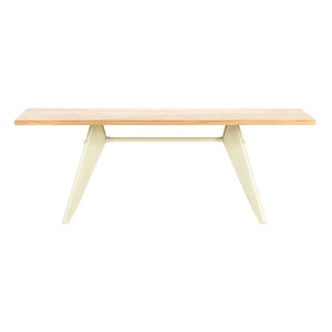 Vitra - Mesa EM - base cruda - Jean Prouvé, 1950 | Roble