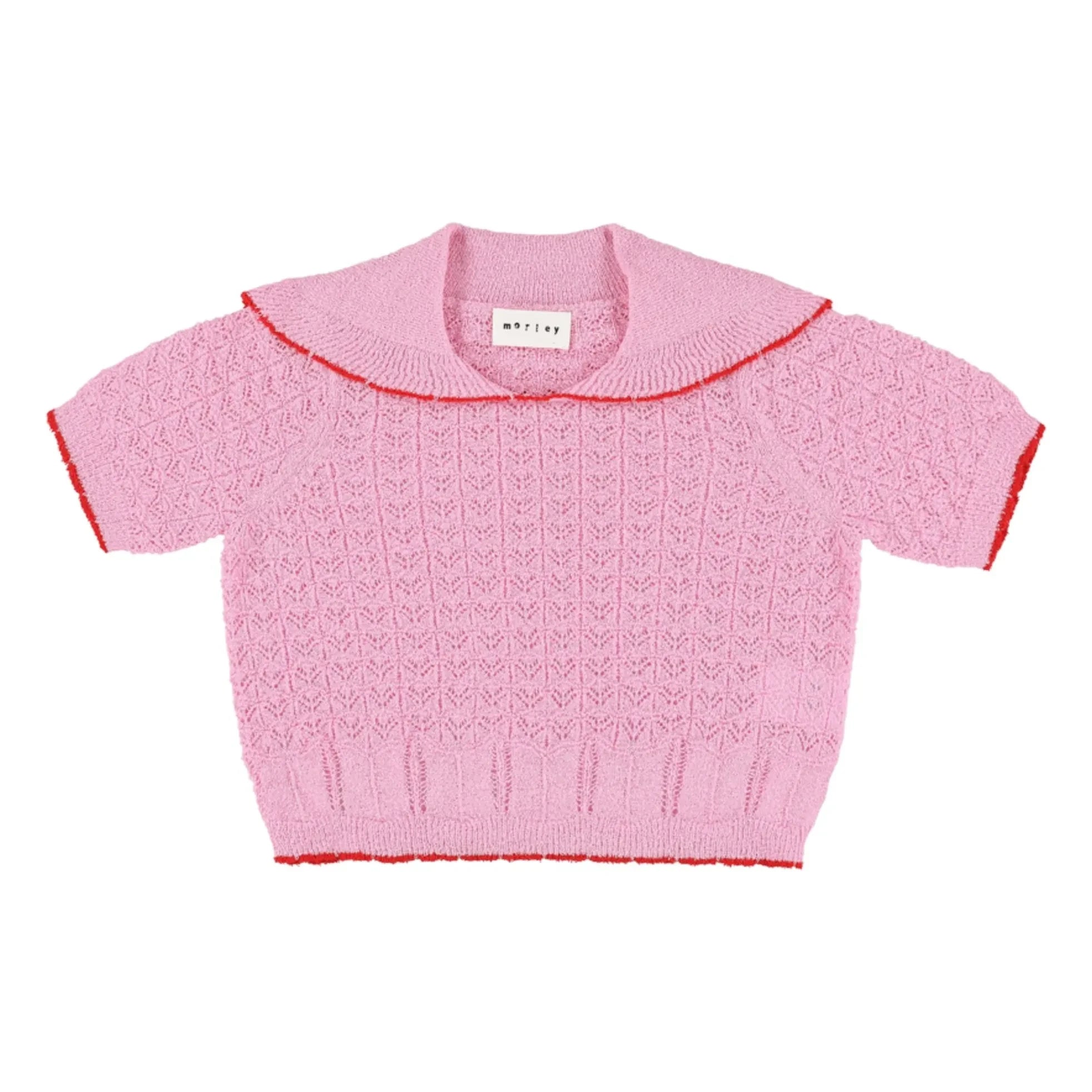 Morley - Camiseta Pointelle Xango | Rosa caramelo