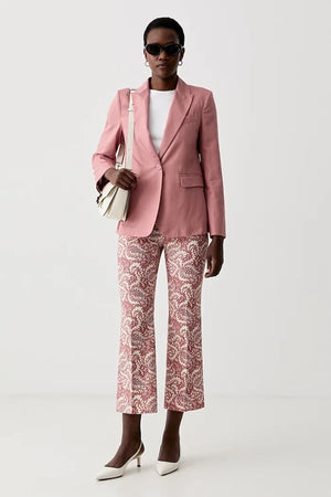 Chaqueta ORCHE de lino con mezcla de Weekend Max Mara para mujer con un botón