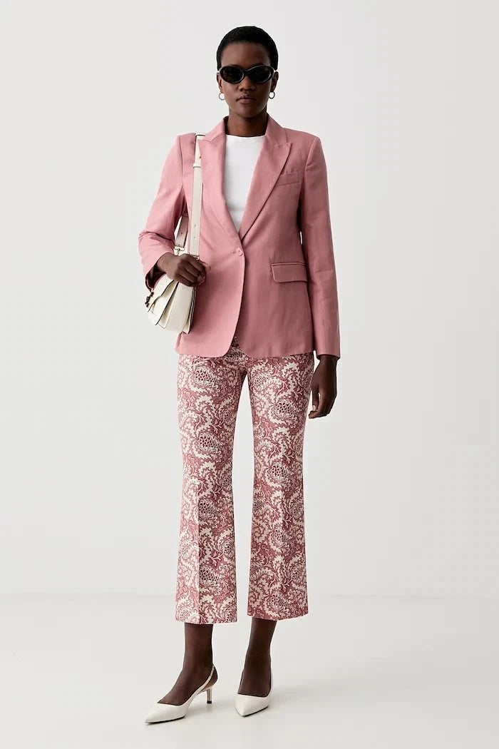 Chaqueta ORCHE de lino con mezcla de Weekend Max Mara para mujer con un botón