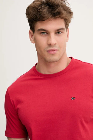 Camiseta de algodón para hombre Napapijri SALIS