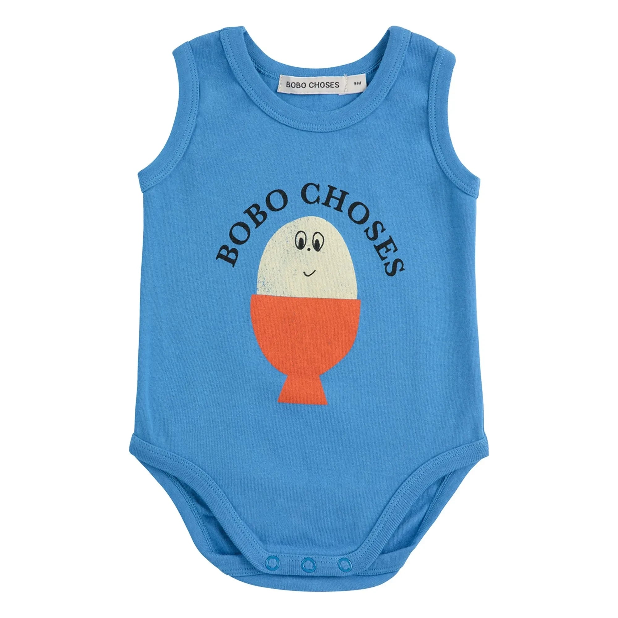 Bobo Choses - Bobo body sin mangas de algodón orgánico | Azul