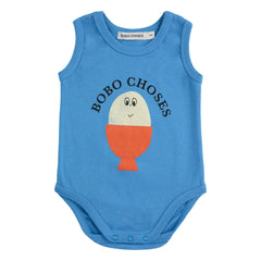 Bobo Choses - Bobo body sin mangas de algodón orgánico | Azul