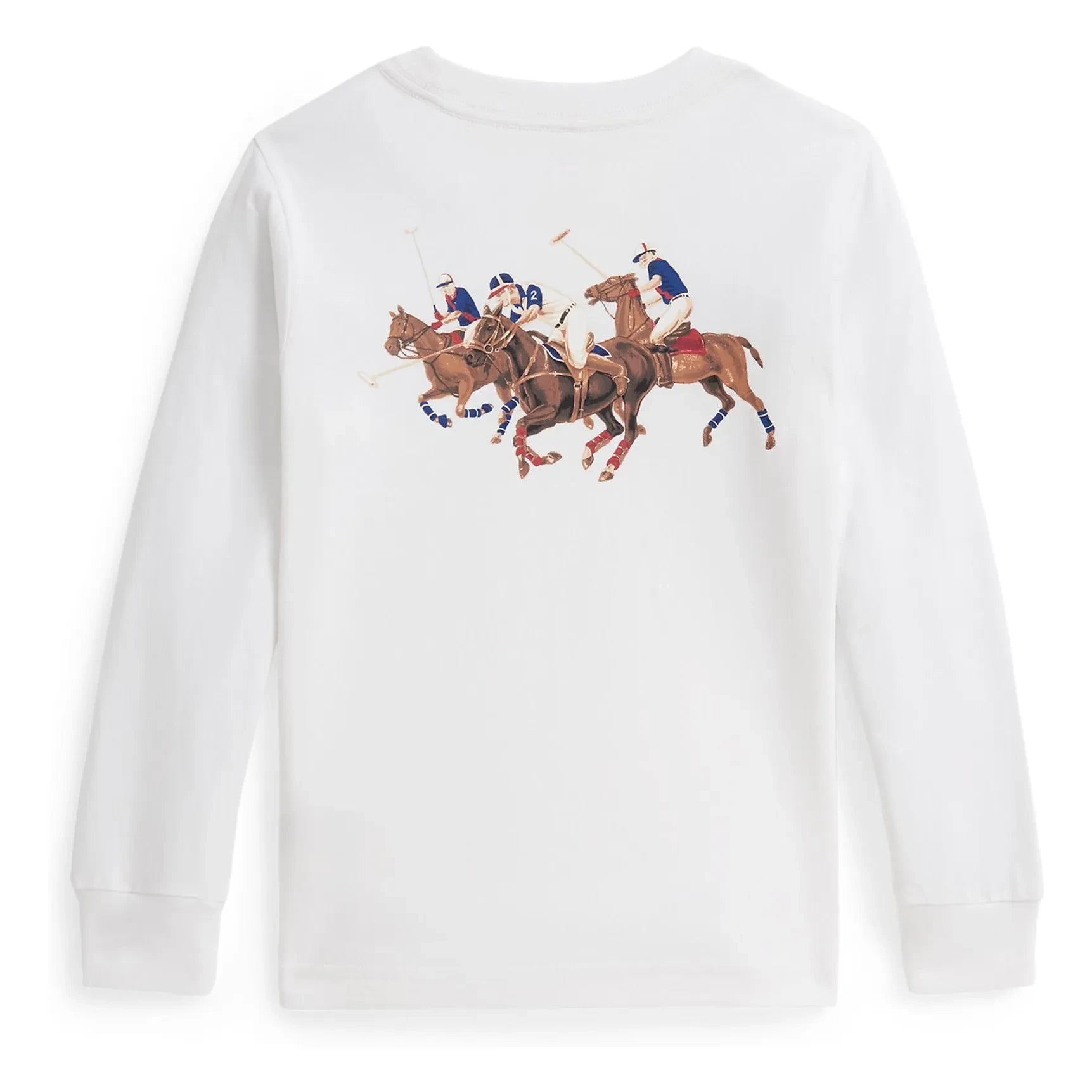 Ralph Lauren - Camiseta de manga larga con logo | Blanca