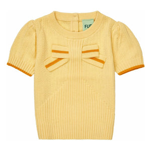 FUB - Camiseta Nudo Punto Fino Algodón Orgánico Bebé | Amarillo Claro