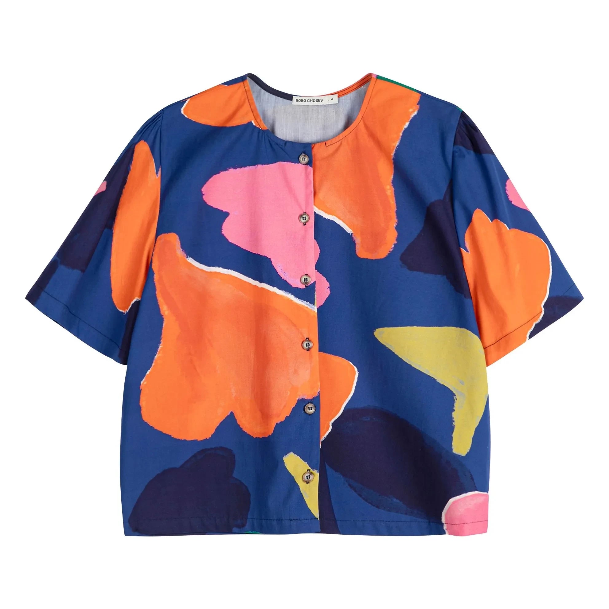 Bobo Choses - Blusa de algodón orgánico color flor | Rosa