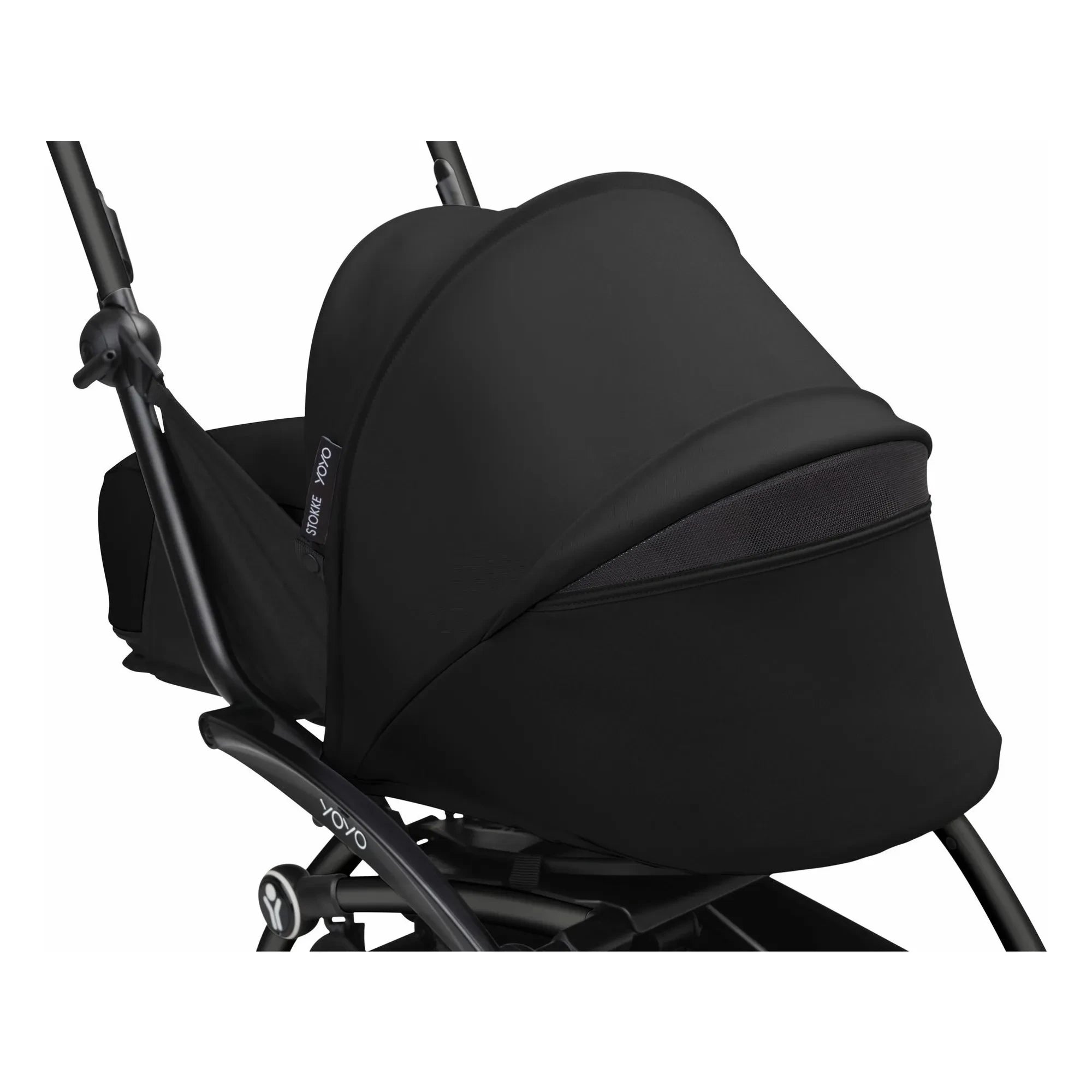 Stokke® - Cochecito de recién nacido YOYO³ 0+ Chasis negro | Negro