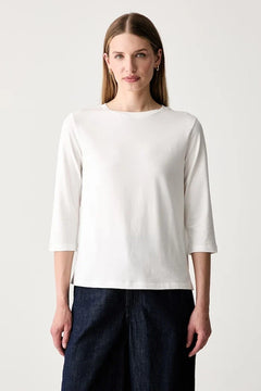 Blusa de manga larga para mujer Weekend Max Mara, algodón y elastano WKDMULTIA