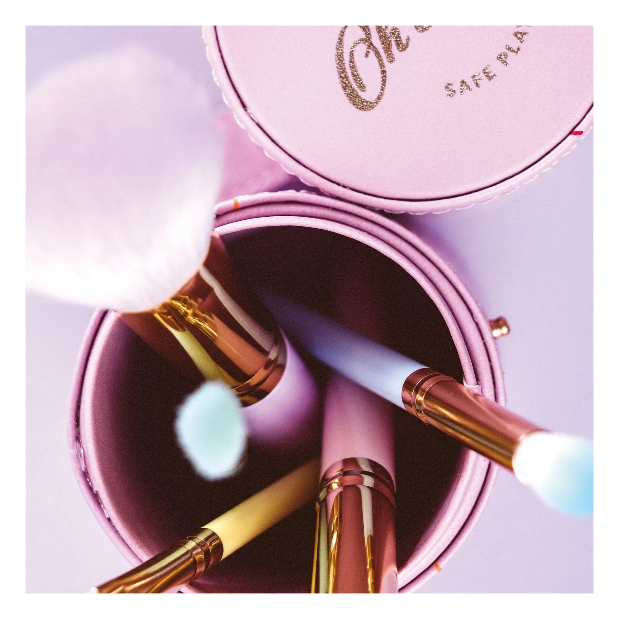 Oh Flossy - Brochas de Maquillaje Arcoíris - Set de 5