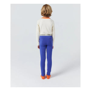 Bobo Choses - Pijama de modal y algodón orgánico con cocodrilo | Azul real