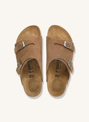 BIRKENSTOCK - Sandalia de ante Zúrich
