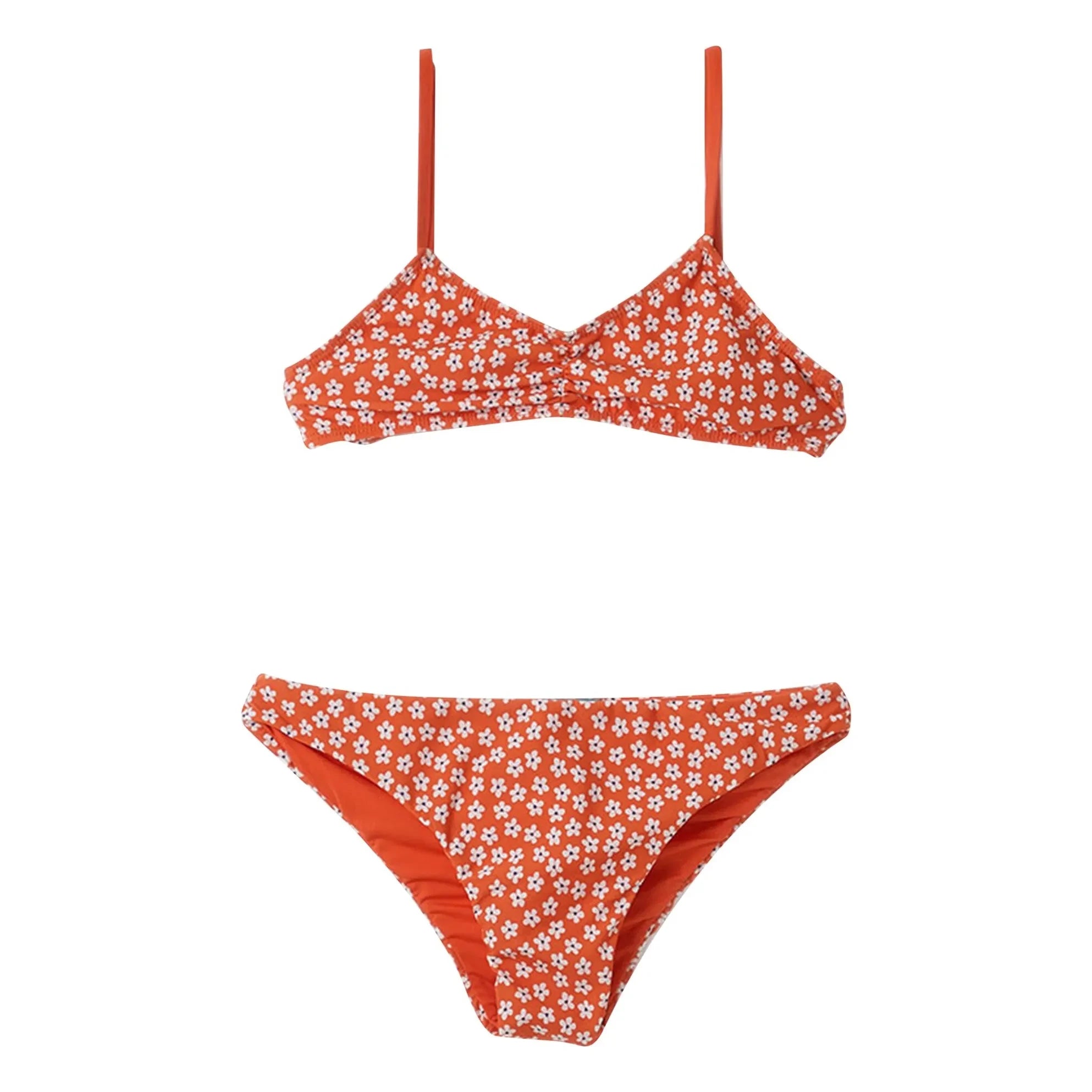 Fabula - Bikini de 2 piezas con estampado floral naranja | Naranja