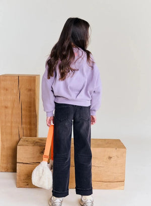 AO76 - Sudadera de Algodón Reciclado Lila