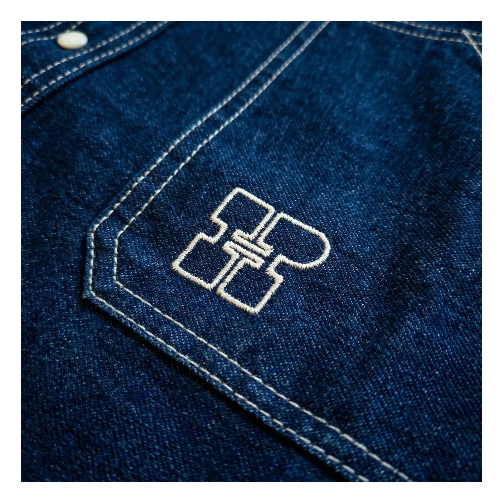 Hundred Pieces - Camisa vaquera Wayne | Azul oscuro