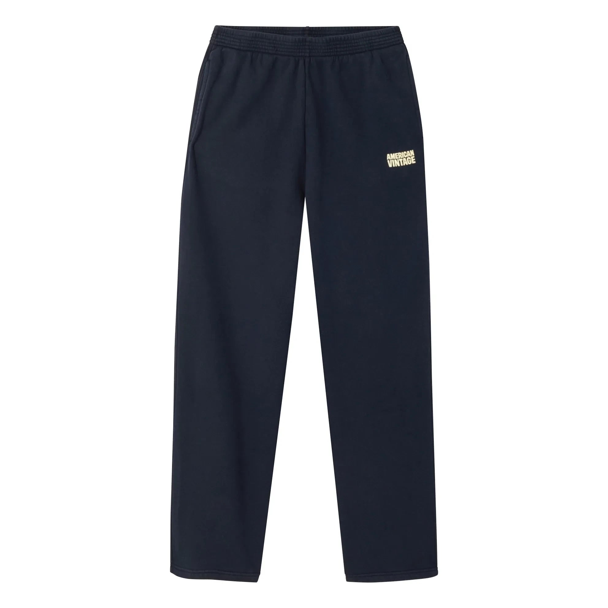 American Vintage - Jogger de algodón Plizzy | Azul marino