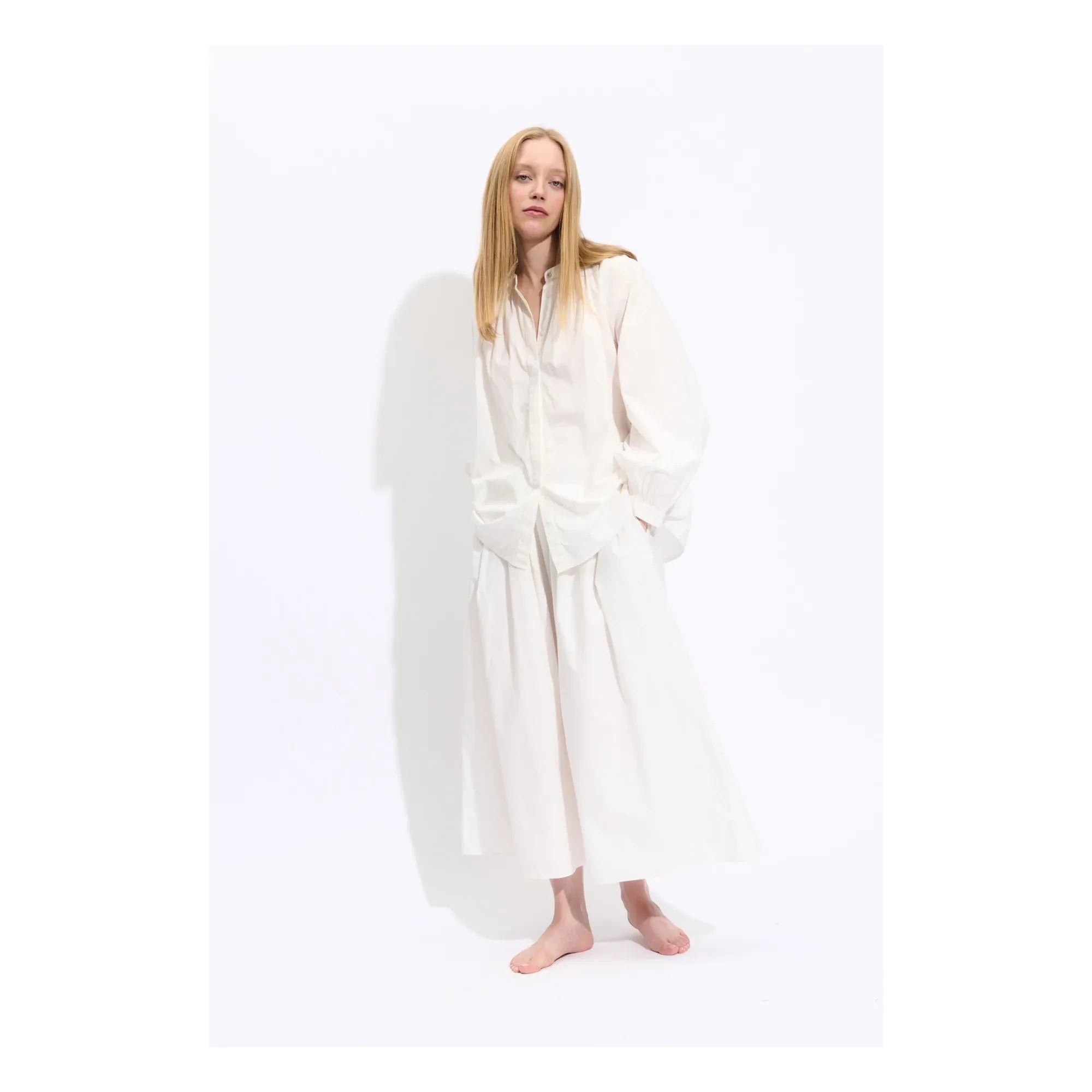 BELLEPIECE - Camisa Jeff Cotton Poplin | Blanco