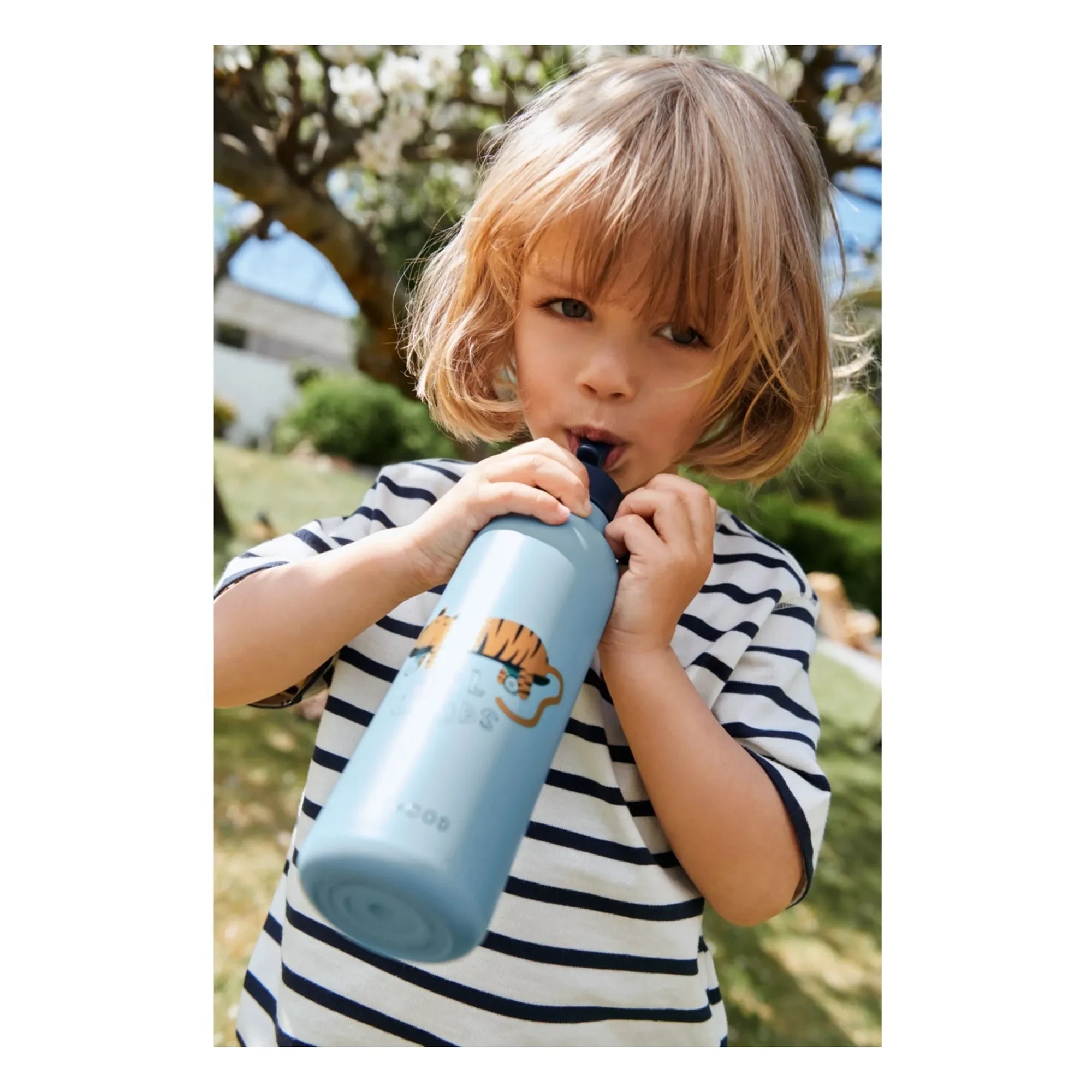 Liewood - Botella Falk - 500 ml | Azul Tigre/Playa