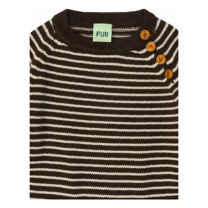 FUB - Jersey de Merino Rayado | Marrón