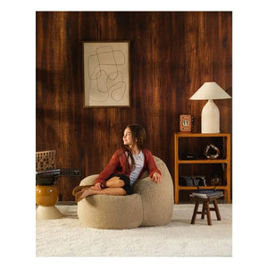 Wigiwama - Sillón individual Momo Teen Teddy | Beige