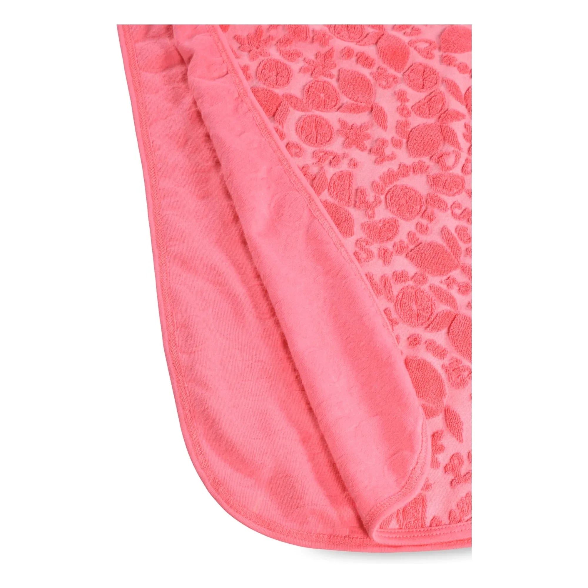 Molo - Poncho de playa de frutas texturizadas | Coral