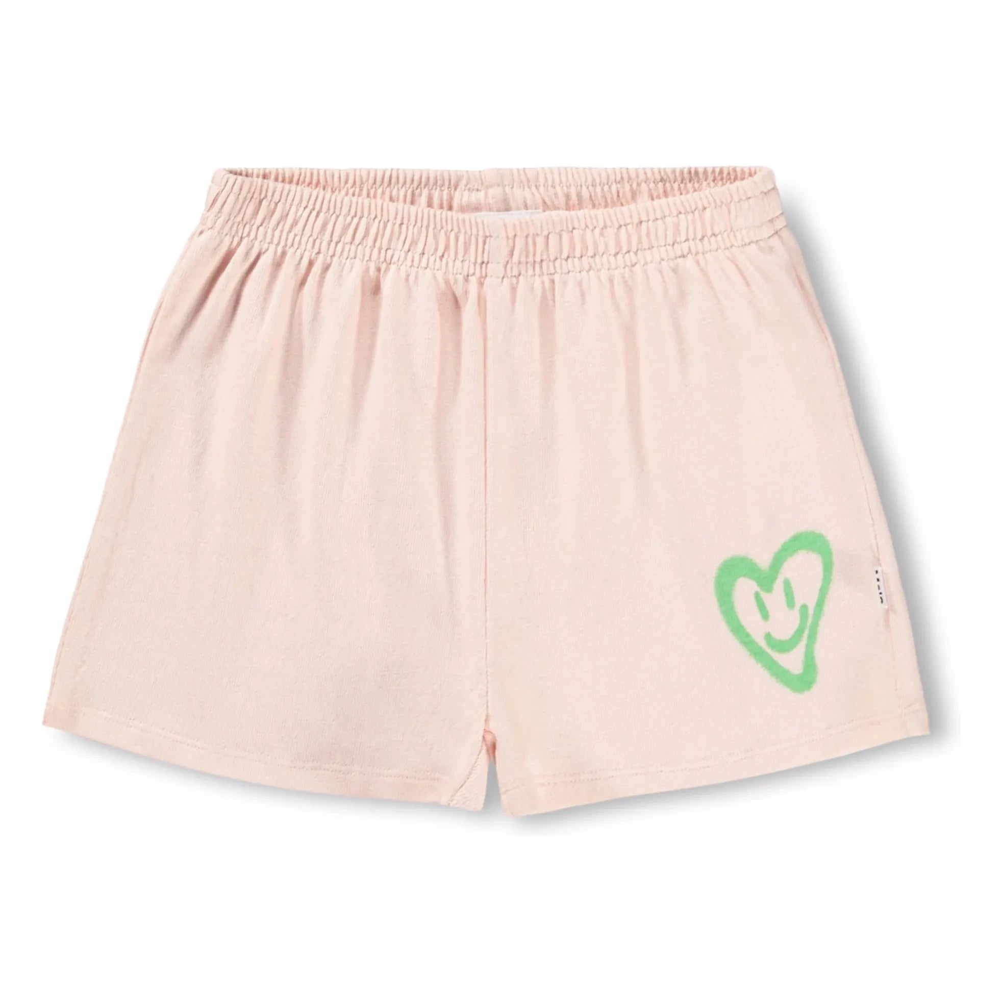 Molo - Akima Shorts de algodón orgánico con corazones | Rosa claro