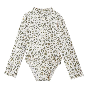 Lison Paris - Traje de baño con protección UV Savanna Leopard | Crudo