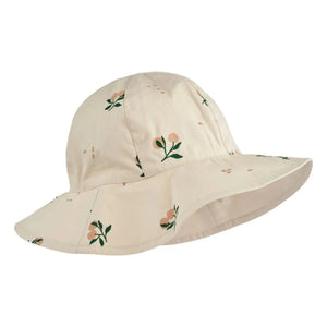 Liewood - Sombrero de algodón orgánico reversible Amelia | Rosa empolvado