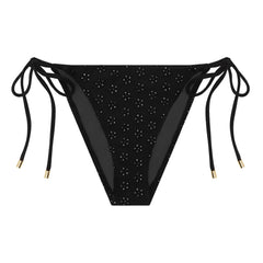 Peony - Braguita con bordado Tanga | Negro