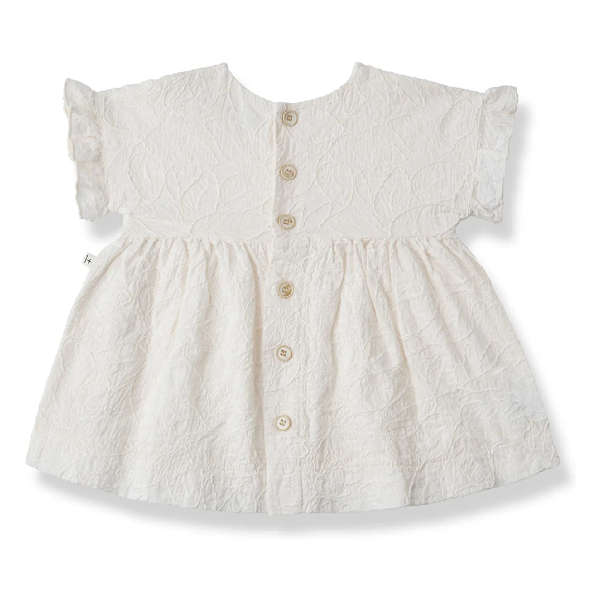 1+ in the family - Vestido bordado Satuna | Blanco