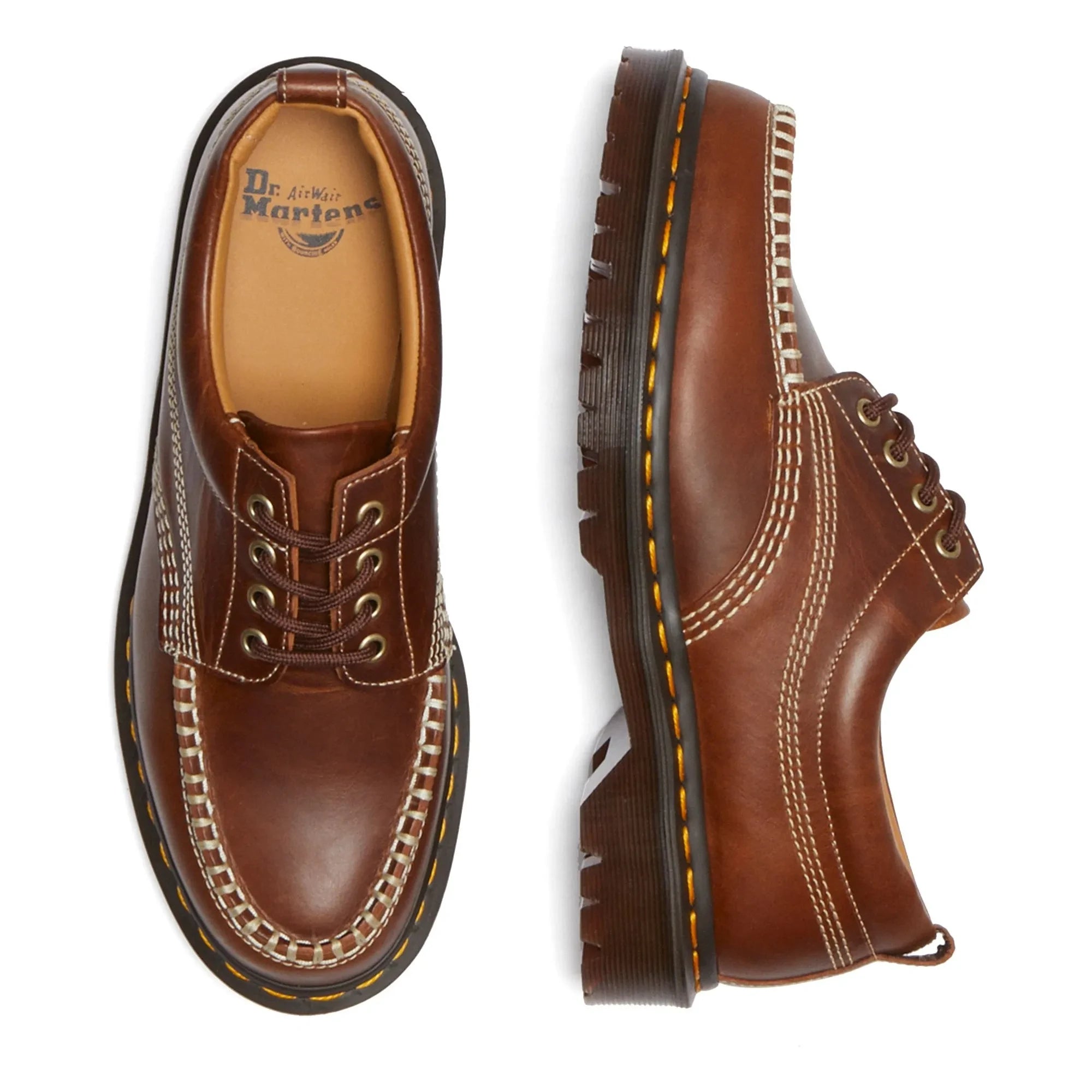 Dr Martens - Zapatos náuticos Lowell | Marrón
