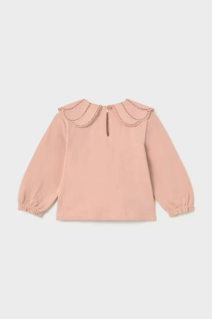 Blusa Mayoral de algodón y elastano para niña