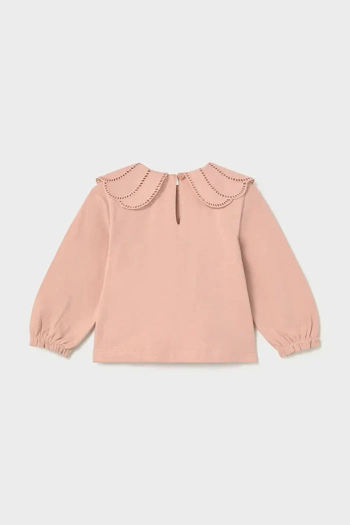 Blusa Mayoral de algodón y elastano para niña