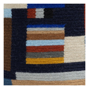 Guanabana - Bolso Bandolera Macramé Mediano Balance | Azul Marino