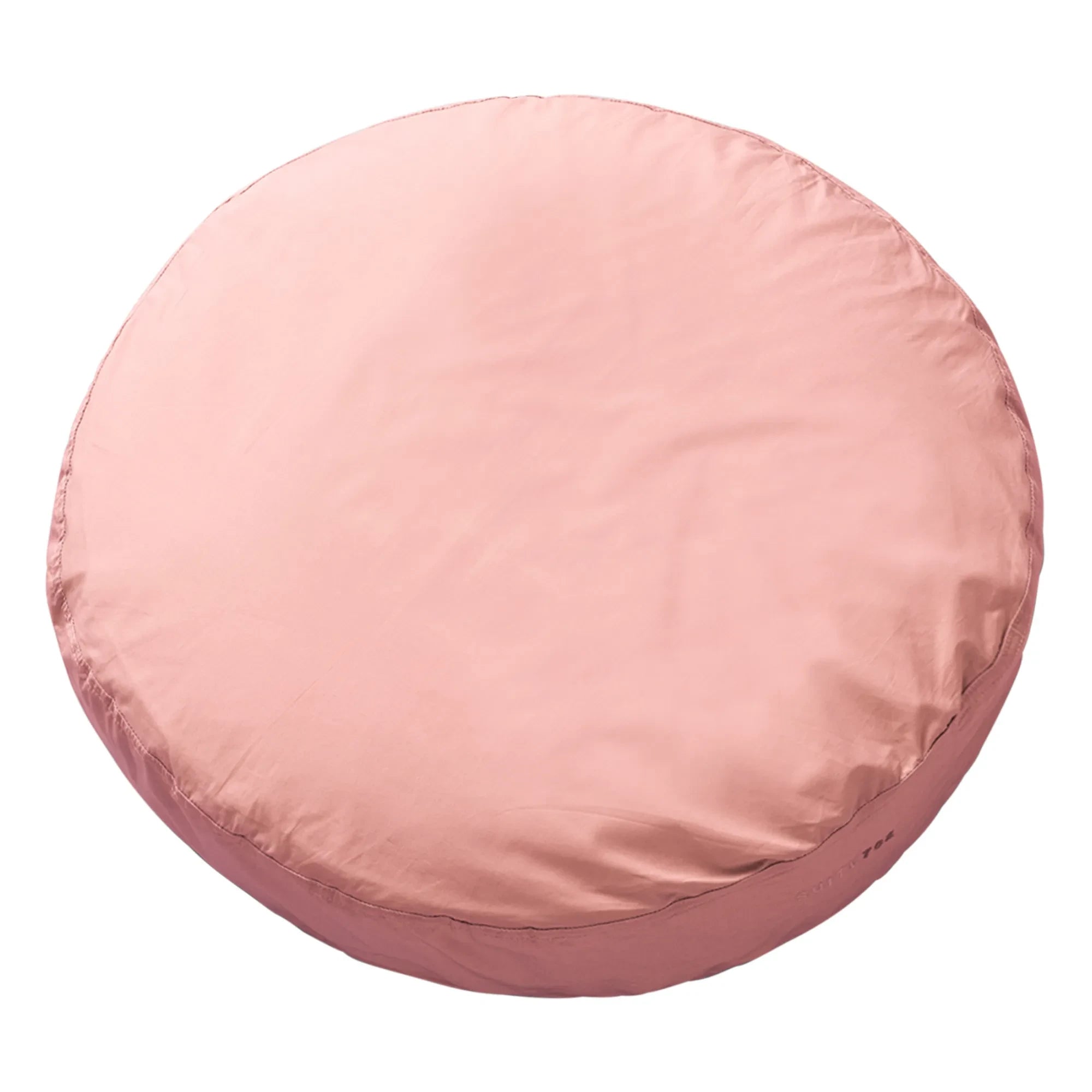 Suite 702 - Cojín Redondo de Percale de Algodón Orgánico | Rosa Empolvado