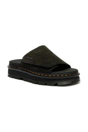 Dr. Martens Pantufla de plataforma de gamuza ZebZag Slide