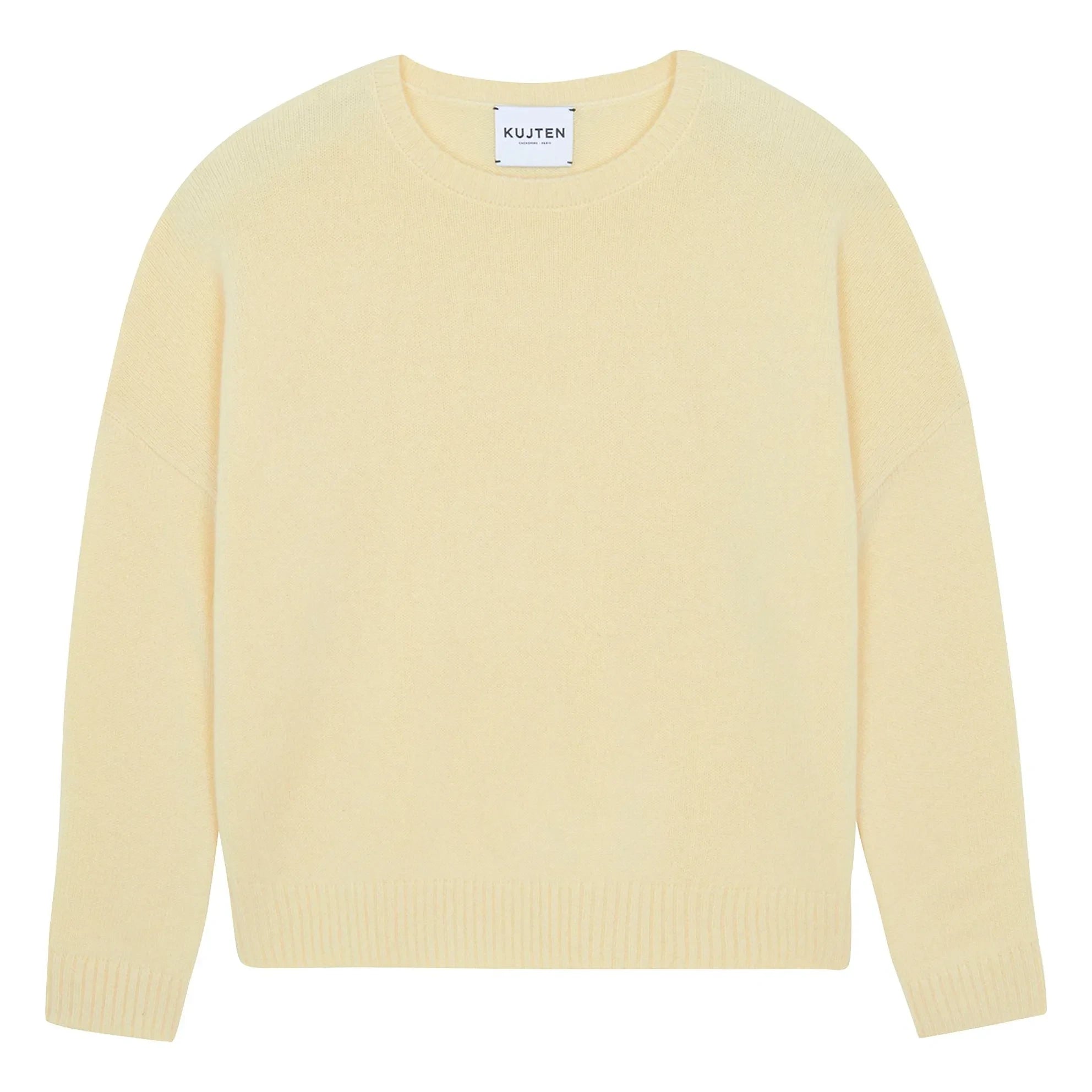Kujten - Jersey de cachemir Amelie | Verde anís
