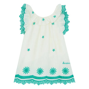Bonton - Vestido Bordado Anna | Crudo