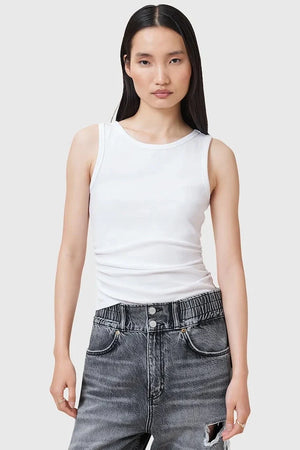 Top AllSaints de algodón y elastano para mujer KATARINA
