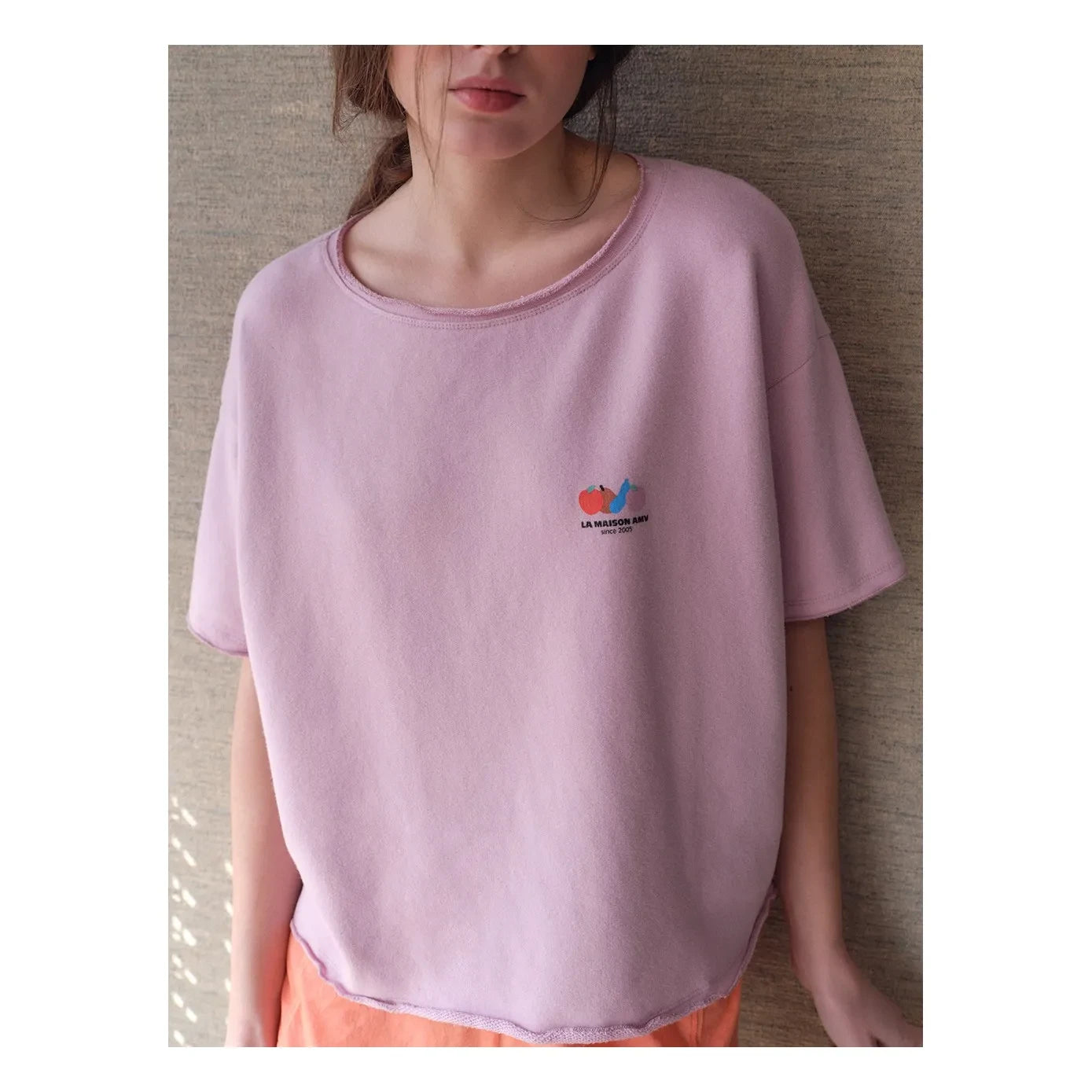 American Vintage - Camiseta de Algodón Atubay | Rosa Lichi